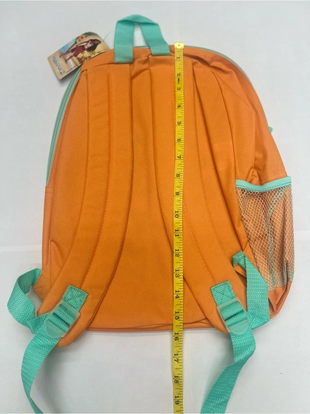 Disney Moana Kids Backpack - Teal, Red, Yellow, Green NWT